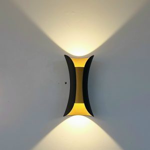 Đèn Gắn Tường Ngoài Trời Cong 2 Đầu