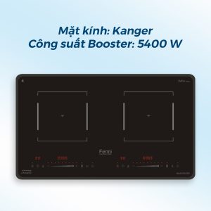 Bếp từ đôi Fermi  NG 008 bảo hành 5 năm