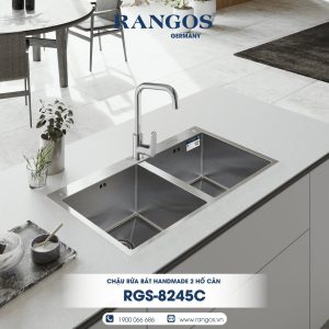 Chậu Rửa Bát Hanmade 2 Hố Cân RGS-8245C