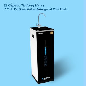 Máy lọc nước Hikama tủ slim sang trọng ion kiềm 10 cấp BIG SIZE (H10)