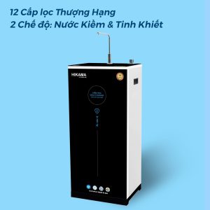 Máy lọc nước Hikama hai chế độ lấy nước nước khoáng kiềm và nước tinh khiết – Mới (H15)