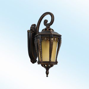 Đèn Gắn Tường Đồng Kính Cổ Điển Trang Trí cột cổng, Hành Lang, Ban Công 821