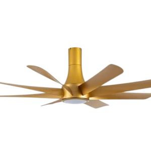 Quạt trần 8 cánh Tomasun vàng, gỗ, ghi xám