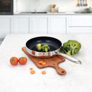 Chảo Inox 3 lớp đúc liền khối chống dính Kalpen Kazler