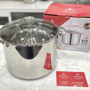 Nồi luộc gà inox 304 5 đáy Kalpen Lermat L28 (12.5 lít)
