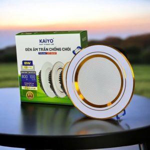 Đèn led âm trần chống chói 8W chính hãng Kaiyo