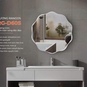 Gương tròn viền sóng Rangos RG-D60S