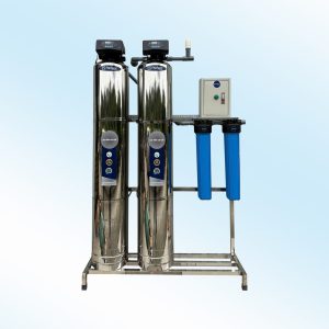 Bộ lọc nước tổng 2 cột inox van tự động cao cấp 304 (model: PIA02)